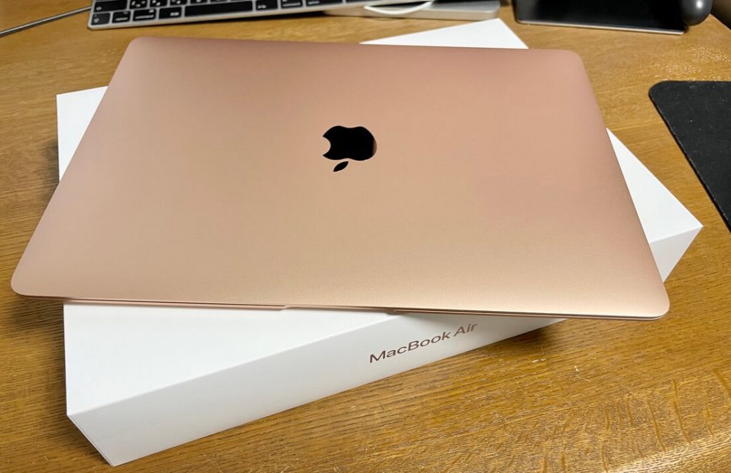 MacBook air M1 ゴールド