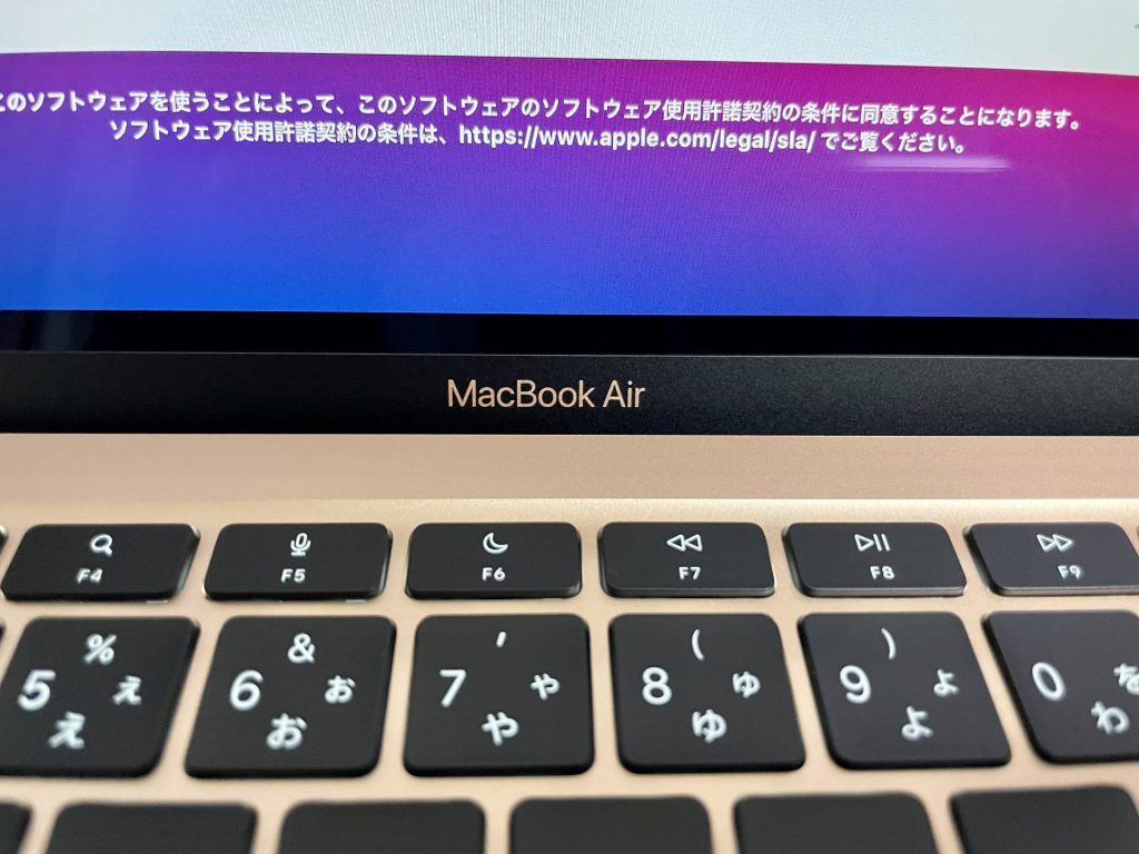 M1 MacBook Air 8G/512G ゴールド